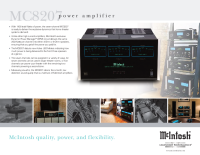 McIntosh MC-8207 - Brochure 